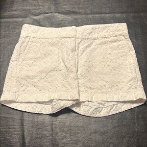 Vineyard Vines Kids White Eyelet Shorts